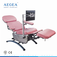AG-XD104 4 sección eléctrica silla de donación de sangre equipo de lujo hospital utilizado